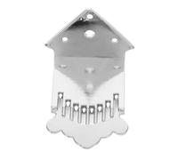 Abaodam Accesorios para Mandolina de Cuerdas Puente Metálico Cromado Repuesto Ligero y Duradero para Mandolina Práctico y Fácil de Instalar para Músicos y Regalos