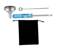 Abaodam Accesorios para Urnas Mini Embudo De Acero Inoxidable Kit para Llenar Urnas Pequeñas para Depositar Cenizas De Queridos o Mascotas