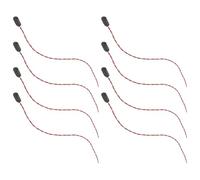 Abaodam Adaptador de Hebilla para Batería de 9 V Tipo I con Cable de 300 MM Conector de Pinza de Plástico Rígido 8 Piezas para Pastillas y Equipos de Audio Profesionales