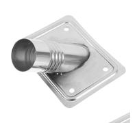 Abaodam Adaptador Metálico Roscado para Mango de Escoba, Conector Resistente de Acero Inoxidable para Varillas Telescópicas, Accesorio para Fregona y Limpieza Profesional