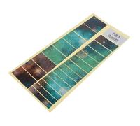 Abaodam Adhesivo Autoadhesivo para Diapasón de Guitarra PVC Diseño Creativo Nocturno Compatible Guitarras Acústicas y Eléctricas Protector Decorativo para Instrumento Musical