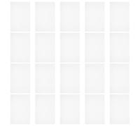 Abaodam Adhesivo Termoadhesivo de Doble Cara 20 Piezas, Película Fusible Tpu para Telas y Manualidades, Adecuado para Costura y Bordado en Prendas