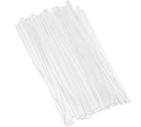 Abaodam Adhesivo Transparente 50 Barritas de Cera para Sellar Sobres y Personalizar Tarjetas Hechas a Mano para Manualidades y Sellos de Lacre