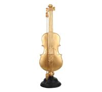 Abaodam Adorno De Violín De Resina Sintética Decoración Musical Elegante Para Hogar Adorno De Violín Delicado Accesorio Artístico Para Salón y Oficina