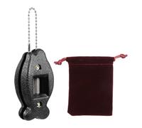 Abaodam Afilador de Patines de Hockey, Doble Grano, Ajuste por Tornillo | Piedra Clara y Plástico, Uso Manual para Retoques, Bolsa y Cordón Incluidos, para Porteros y Jugadores Color Aleatorio
