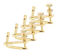 Abaodam Afinadores Finos Metálicos para Violín 4piezas de Aleación Dorada Ganchos para Cuerda y Tornillos de Ajuste para Violines 4/4 y 3/4