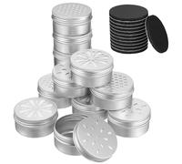 Abaodam Agujeros en Panal Hoja y Jugo 4 Unidades Cada Uno 12 Imanes Adhesivos 25X2 MM Caja Portátil para Juegos Olfativos y Entrenamiento de Agilidad