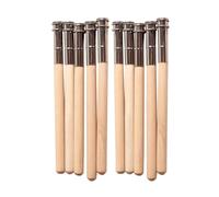 Abaodam Alargadores de Lápiz que Extiende la Vida del Lápiz 10 de Madera y Hierro Diseño Ergonómico Soporte Práctico para Estudiantes Hogar y Estudio