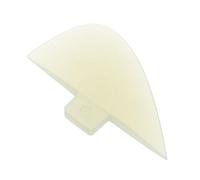 Abaodam Aletas de Paddle Surf Pequeñas de Fibra de Vidrio Transparentes Verdes para Tablas Inflables y Rígidas, Quilla Central Maniobrable para Mayor Estabilidad en Deportes Acuáticos