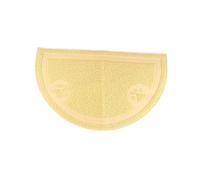 Abaodam Alfombra Semicircular para Arena De Gatos Cojín para Gatos Alfombrilla para Arenero De para Interiores Material PVC