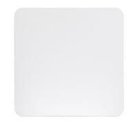 Abaodam Alfombrilla de Ratón Gaming de Vidrio Templado Transparente, Tamaño Cuadrado 25X25 CM, Diseño Resistente para Escritorio y Uso Profesional