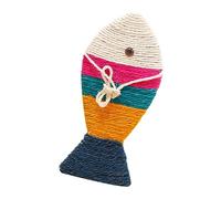 Abaodam Alfombrilla Rascadora para Gatos Forma de Pez y Duradera para el de para Mantener Gato y Feliz