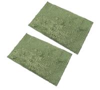 Abaodam Alfombrillas para Reptiles de Musgo 40x25 Cm, 2 Piezas, Sustrato Transpirable y Reutilizable para Terrarios, Cojines para Tortugas y Anfibios, Tapetes Naturales para Hábitat