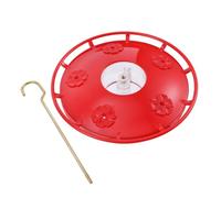 Abaodam Alimentador Colgante de Hummingbirds para Jardín Exterior Diseño Floral Resistente la de Llenar y Limpiar para Aves Patios y Parques