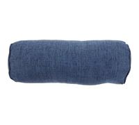 Abaodam Almohada Cilíndrica para Yoga 15X15X40 CM Azul Núcleo Reforzado, Cojín Lumbar Enrollable y Reposapiés para Fitness, Apoyo Ergonómico para Espalda y Cuello, Cojín de Yoga Multiusos