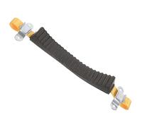 Abaodam Almohadilla Antideslizante de Goma Negra para Escalera y Poste, Accesorio Diseño Curvo para Mayor Seguridad y Compatibilidad Amplia