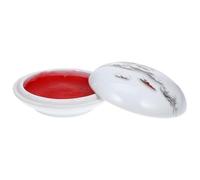 Abaodam Almohadilla de tinta para caligrafía y estampado de cerámica white con diseño ergonómico para manejo fácil en journals y pintura creativa