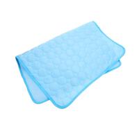 Abaodam Almohadilla Refrescante para Perros De Verano Esterilla Fria para Mascotas Colchoneta Fria para Perros Pequeños De Color Azul De Limpiar