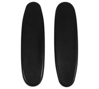 Abaodam Almohadillas Ergonómicos de Oficina Silla de para Brazos y Silla Giratoria, Repuestos de PU, Fáciles de Instalar en Color Negro para Uso Hogar