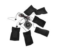 Abaodam Almohadillas Térmicas Eléctricas para Ropa de Fibra de Carbono, Calentador de Temperatura Ajustable, Set para Ropa DIY de Invierno, Uso Femenino, Calentamiento Rápido y Seguro
