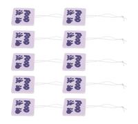 Abaodam Ambientadores para Coche Colgantes de Silicona 10 Piezas Aroma de Aromaterapia Diseño Moderno Flujo de Aceite Decoración para Habitáculo Fragancia Duradera y Segura