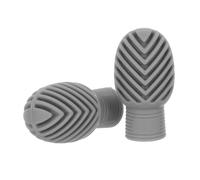 Abaodam Amortiguadores de Silicona para Baquetas 7A y 5A, Juego de 2 Piezas en Gris Oscuro, Fundas para Práctica Silenciosa y Protección Durante Ensayos y Grabaciones