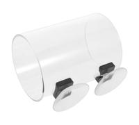 Abaodam Anillo Alimentador Flotante para Acuario, Comedero Automático para Peces, Diámetro 9,8 Cm, Acrílico Resistente, Compatible Tanques Pequeños y Grandes, Alimentación Temporizada