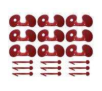 Abaodam Anteojeras para Aves de Corral Antipicoteo sin Ataduras, Gafas Anti-conflictos Rojas para Gallinas y Pollos, Suministros para Mascotas para Prevención de Disputas, Color Aleatorio