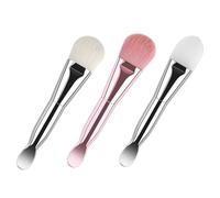 Abaodam Aplicadores de Mascarillas Faciales de Silicona 3piezas para DIY Mask Craft, Resistentes, No Se Rompen ni Desvanecen, Ideales para Mezclar Cremas y Body Butter