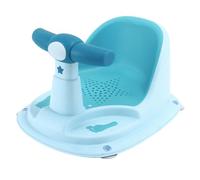 Abaodam Asiento de Baño para Bebés Antideslizante Azul Silla Ergonómica para Bañera Asiento para Ducha de 6 a 12 Meses Soporte para Baño de Recién Nacido