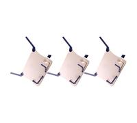 Abaodam Atril Plegable Portátil de Escritorio para Partituras y Libros de Piano, Soporte Móvil Compacto 3 Piezas Adecuado para Casa, Escuela y Orquesta