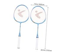 Abaodam Bádminton Infantil de Aleación de Aluminio Ligera y Resistente con Diseño de Dibujos Animados Juego Exterior para Niñas Set Entrenamiento Fácil de Transportar Color Aleatorio