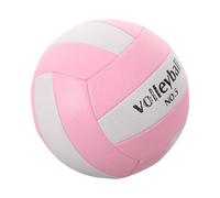 Abaodam Balón de Voleibol de Playa Tamaño 5 Antideslizante de PVC, Pelota para Voleibol al Aire Libre y Entrenamiento, Resistente para Juegos en Piscina y Competición, Color Rosa y Claro