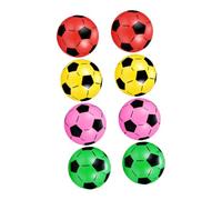 Abaodam Balones de Fútbol Inflables de Plástico Pack de 8 Unidades Colores Aleatorios Juguetes Deportivos Infantiles para Juegos al Aire Libre Casa
