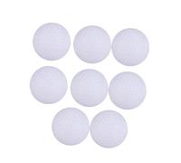 Abaodam Balones de Golf de Plástico Blancas Huecas, 8 Unidades para Práctica en Interiores y Exteriores, Accesorios Deportivos Ligeros Adultos, Pelota Golf Entrenamiento Segura