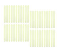 Abaodam Bandas Antideslizantes Escaleras Fluorescentes de Peva Autoadhesivas para Seguridad en Exteriores, Paquete de 48 Piezas para Escaleras y Superficies Resbaladizas