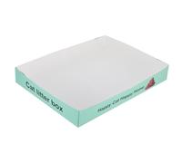 Abaodam Bandeja De Cat Litter Descartable De Papel Caja Semi-Cerrada para Gatos Recipiente Higiénico para Entrenamiento De Gatitos para Mascotas Pequeñas Hogares y Tiendas De Mascotas