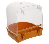 Abaodam Bañera para Pájaros Cuenco de Baño para Periquitos y Accesorios de Jaula Resistente y Reutilizable para Baños de Verano E Invierno