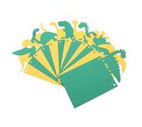 Abaodam Banner para Fiesta de Cumpleaños con Fotos de Dinosaurios Decorativo Ecológico Ligero y Flexible Diseño Creativo Amarillo y Verde para Celebrar el Primer Año