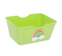 Abaodam Baño De Hámster Baño De Arena para Hámster Tazón De Baño para Jerbos Hámster Contenedor De Arena Pequeños Accesorios para Jaulas De Mascotas Abdominales Light Green