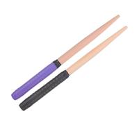 Abaodam Baquetas de Madera para Batería con Empuñadura Antideslizante Juego de Palos para Jazz Caja y Práctica Resistentes y Ergonómicas para Músicos y Aficionados