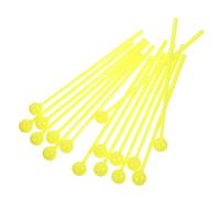 Abaodam Baquetas de Mano para Niños 16 Piezas Color Amarillo de Plástico, Herramienta Didáctica para Fomentar Habilidad Manual en Niños y Niñas