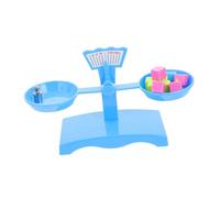 Abaodam Báscula de Juguete de Plástico Educativa para Niños, Kit de Balanza Palanca Pequeña para Experimentos Científicos, Juego Stem para Primaria y Aprendizaje Matemático