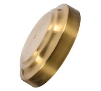 Abaodam Base de Lámpara y Base Inferior de 10mm de Cobre Dorado Orificios Laterales de 8mm Resistente Rebabas para Escritorio para Uso en Oficina y