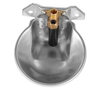 Abaodam Bebedero Automático para Ganado Inoxidable con Válvula de Flotador Cuenco Grande para Vacas Ovejas y Cabras de Agua Estable y Fácil Limpieza para Granja