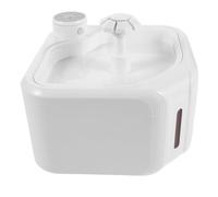Abaodam Bebedero Automático para Mascotas de Color Claro con Detección Inteligente, Fuente de Agua Silenciosa y Filtro Multietapa, Estación de Agua para Gatos y Perros Pequeños, Recarga