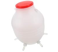Abaodam Biberón Biberón Para Corderos Alimentador De Biberón De Cabrito Cubo De Alimentación De Botella De Leche De Ganado Biberones Para Cabras Blanco El Plastico