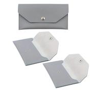 Abaodam Billetera Tipo sobre Económica de PU para Mujer con Diseño Minimalista y Compacto, 3 Piezas para Organización Portátil y Gestión Viajes y Oficina