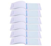 Abaodam Bloc de Notas para Personal de Restaurante 6 Unidades Paquete, 50 Hojas por Bloc, Papel Resistente Color Verde, Libro de Pedidos y Recibos para Servicio Rápido y Control
