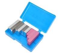 Abaodam Bloques Cuboides de Densidad de Hierro, Aluminio y Plástico 9 Piezas para Laboratorio Escolar y Científico Medidas Precisas Color Aleatorio